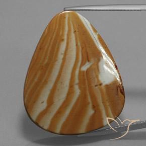 41.67ct Naturel Multicolore Jaspe, En forme de poire, Opaque