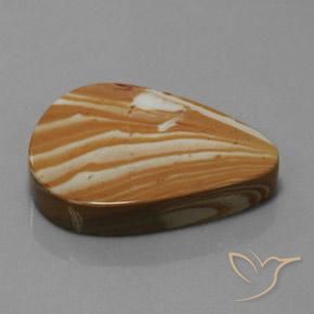 Jaspe Multicolore naturelle En forme de poire, 41.67 ct, Opaque