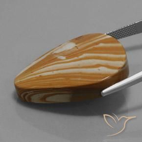 Jaspe Multicolore naturelle En forme de poire, 41.67 ct, Opaque