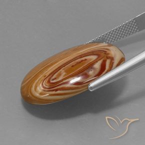 Jaspe Multicolore naturelle ovale, 17.32 ct, Opaque