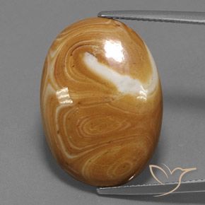 16.21ct Naturel Multicolore Jaspe, ovale, Opaque