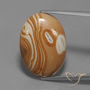 19.58ct Naturel Multicolore Jaspe, ovale, Opaque