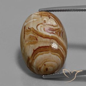 13.71ct Naturel Multicolore Jaspe, ovale, Opaque
