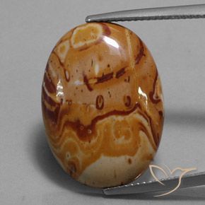 11.88ct Naturel Multicolore Jaspe, ovale, Opaque