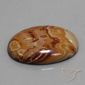 Jaspe Multicolore naturelle ovale, 11.88 ct, Opaque