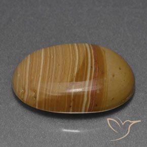 Jaspe Multicolore naturelle ovale, 6.73 ct, Opaque