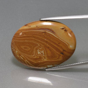 Jaspe Multicolore naturelle Coupe ovale, 20.59 ct, Opaque