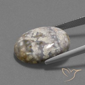 Jaspe Multicolore naturelle ovale, 15.55 ct, Opaque