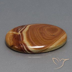Jaspe Multicolore naturelle ovale, 21.59 ct, Opaque
