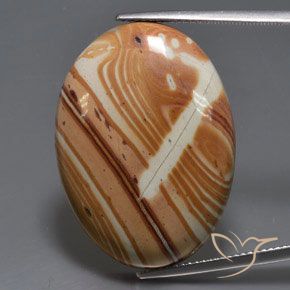 32.45ct Naturel Multicolore Jaspe, ovale, Opaque