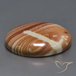 Jaspe Multicolore naturelle ovale, 32.45 ct, Opaque