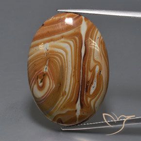27.67ct Naturel Multicolore Jaspe, ovale, Opaque