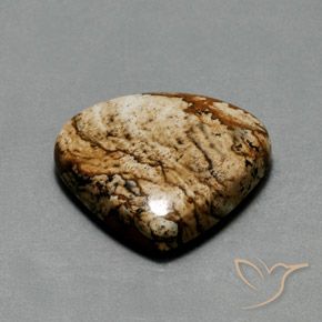 Jaspe Multicolore naturelle En forme de poire, 24.75 ct, Opaque