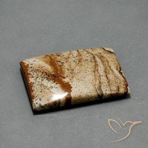 Jaspe Multicolore naturelle Baquette, 33.84 ct, Opaque