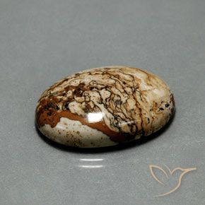 Jaspe Multicolore naturelle ovale, 37.73 ct, Opaque