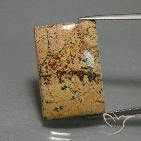 Jaspe Multicolore naturelle Baquette, 25.27 ct, Opaque