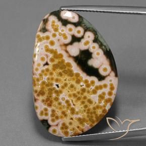 27.10ct Naturel Multicolore Jaspe, Fantaisie, Opaque