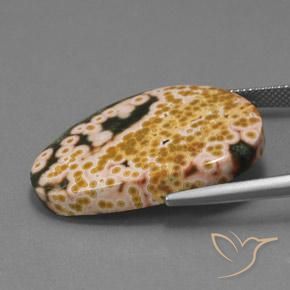 Jaspe Multicolore naturelle Fantaisie, 27.10 ct, Opaque
