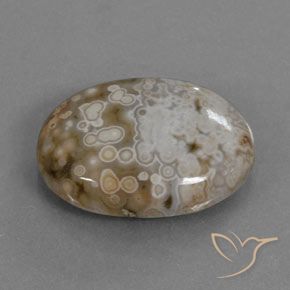 Jaspe Multicolore naturelle ovale, 12.72 ct, Opaque