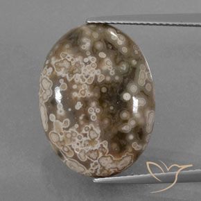 13.00ct Naturel Multicolore Jaspe, ovale, Opaque