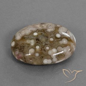 Jaspe Multicolore naturelle ovale, 12.50 ct, Opaque