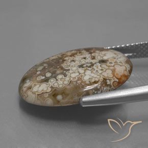 Jaspe Multicolore naturelle ovale, 9.07 ct, Opaque