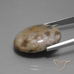 Jaspe Multicolore naturelle ovale, 13.80 ct, Opaque