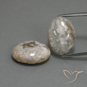 18.63ctw Naturel Multicolore Jaspe, ovale, Opaque