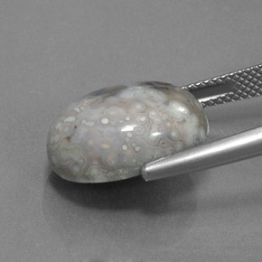 Jaspe Multicolore naturelle Coupe ovale, 9.84 ct, Opaque