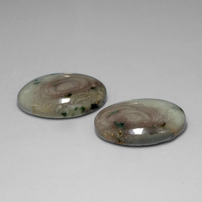 Achetez naturel 34.41ct Multicolore Jaspe gems, Coupe ovale, En provenance Mexique chez GemSelect. En stock, livraison internationale!