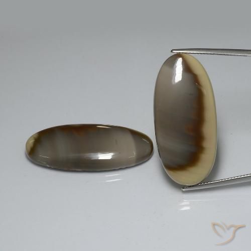 52.70ctw Naturel Multicolore Jaspe, ovale, Opaque