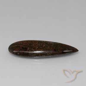 Jaspe Multicolore naturelle En forme de poire, 12.43 ct, Opaque