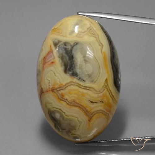 60.57ct Naturel Multicolore Jaspe, ovale, Opaque