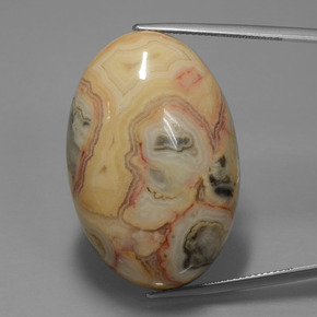 Jaspe Multicolore naturelle Coupe ovale, 62.14 ct, Opaque