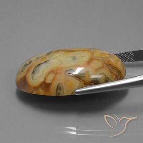 Jaspe Multicolore naturelle ovale, 58.72 ct, Opaque
