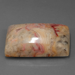 Jaspe multicolore naturelle baguette, 73,43 ct, opaque