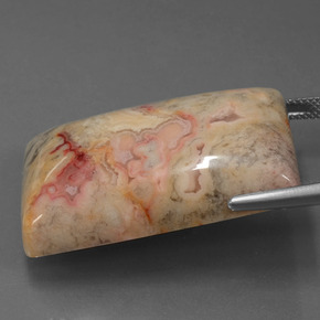 Jaspe multicolore naturelle baguette, 73,43 ct, opaque