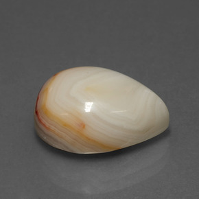 Jaspe multicolore naturelle en forme de poire, 9,05 ct, opaque