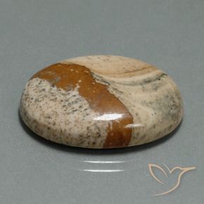 Jaspe Multicolore naturelle ovale, 22.11 ct, Opaque