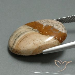 Jaspe Multicolore naturelle ovale, 22.11 ct, Opaque