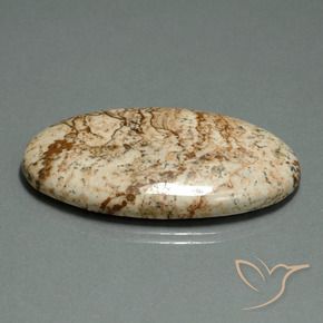 Jaspe Multicolore naturelle ovale, 44.26 ct, Opaque