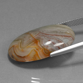 Jaspe Multicolore naturelle Coupe ovale, 30.81 ct, Opaque