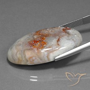 Jaspe Multicolore naturelle ovale, 32.76 ct, Opaque