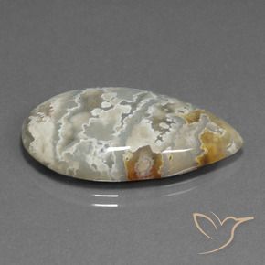 Jaspe Multicolore naturelle En forme de poire, 25.00 ct, Opaque