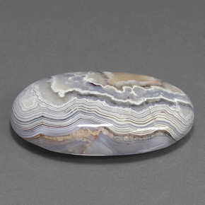 Jaspe multicolore naturelle coupe ovale, 30,23 ct, opaque