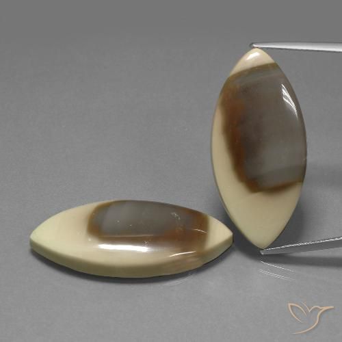 40.61ctw Naturel Multicolore Jaspe, Marquise, Opaque