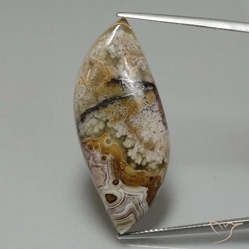 Jaspe Multicolore naturelle Fantaisie, 22.13 ct, Opaque