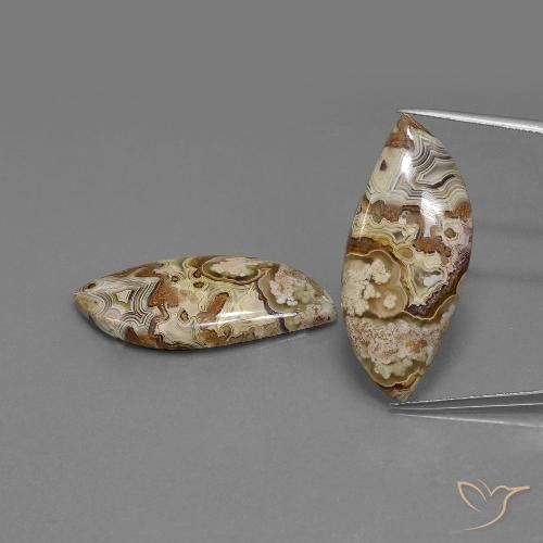 42.19ctw Naturel Multicolore Jaspe, Fantaisie, Opaque