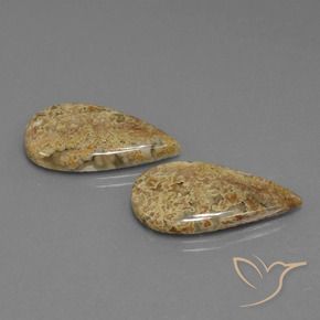 Shop natural 26.25ct Multicolore Jaspe gems, En forme de poire, from Indonésie at GemSelect. In stock, global shipping!