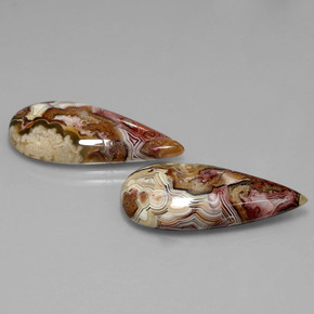 Achetez naturel ct Multicolore Jaspe gems, En forme de poire, En provenance Indonésie chez GemSelect. En stock, livraison internationale!